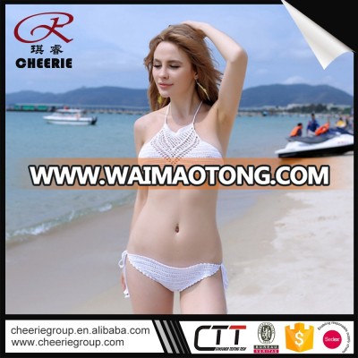 Latest New Model ODM 100% handmade bra pads bulk retro swimwear