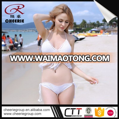 Latest New Design OEM Medium size swimsuit sexy triangle swimwear retro bikini